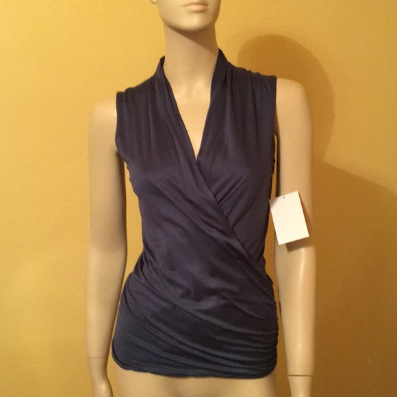 Classiques Entier Tops - Classiques Entier New Surplice Sleeveless Top